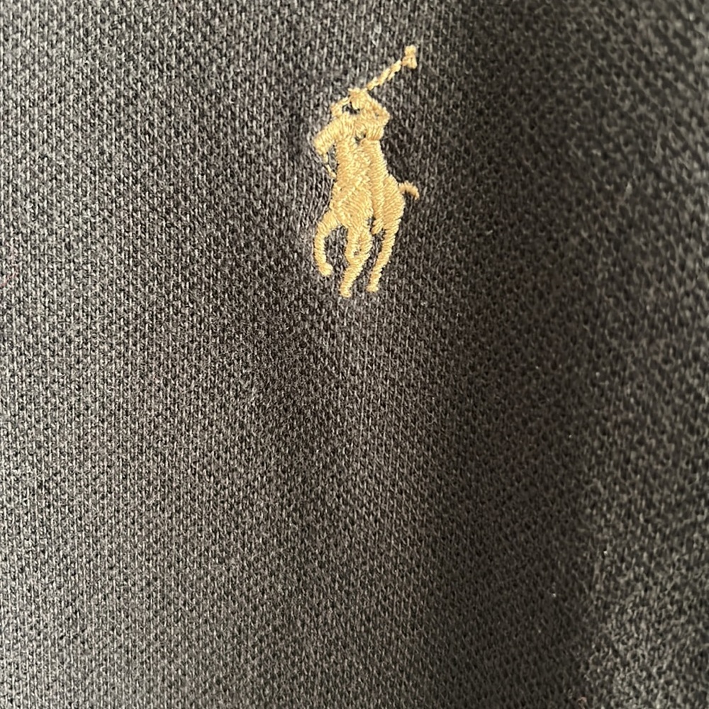 POLO Ralph Lauren CLASSIC Long Sleeved BROWN POLO SHIRT 100% Cotton XXL - Picture 4 of 5